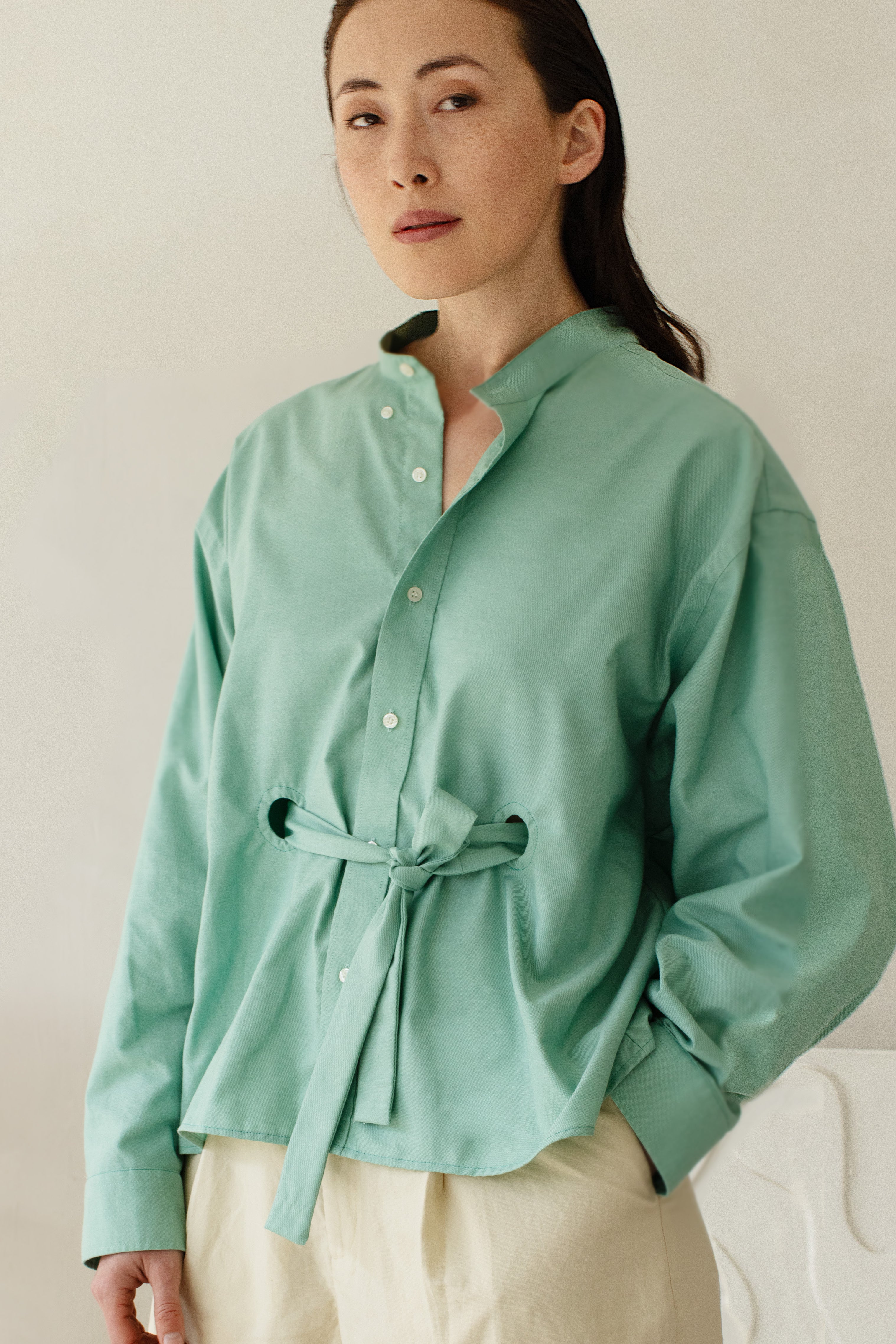 REmade Belted Circle Shirt