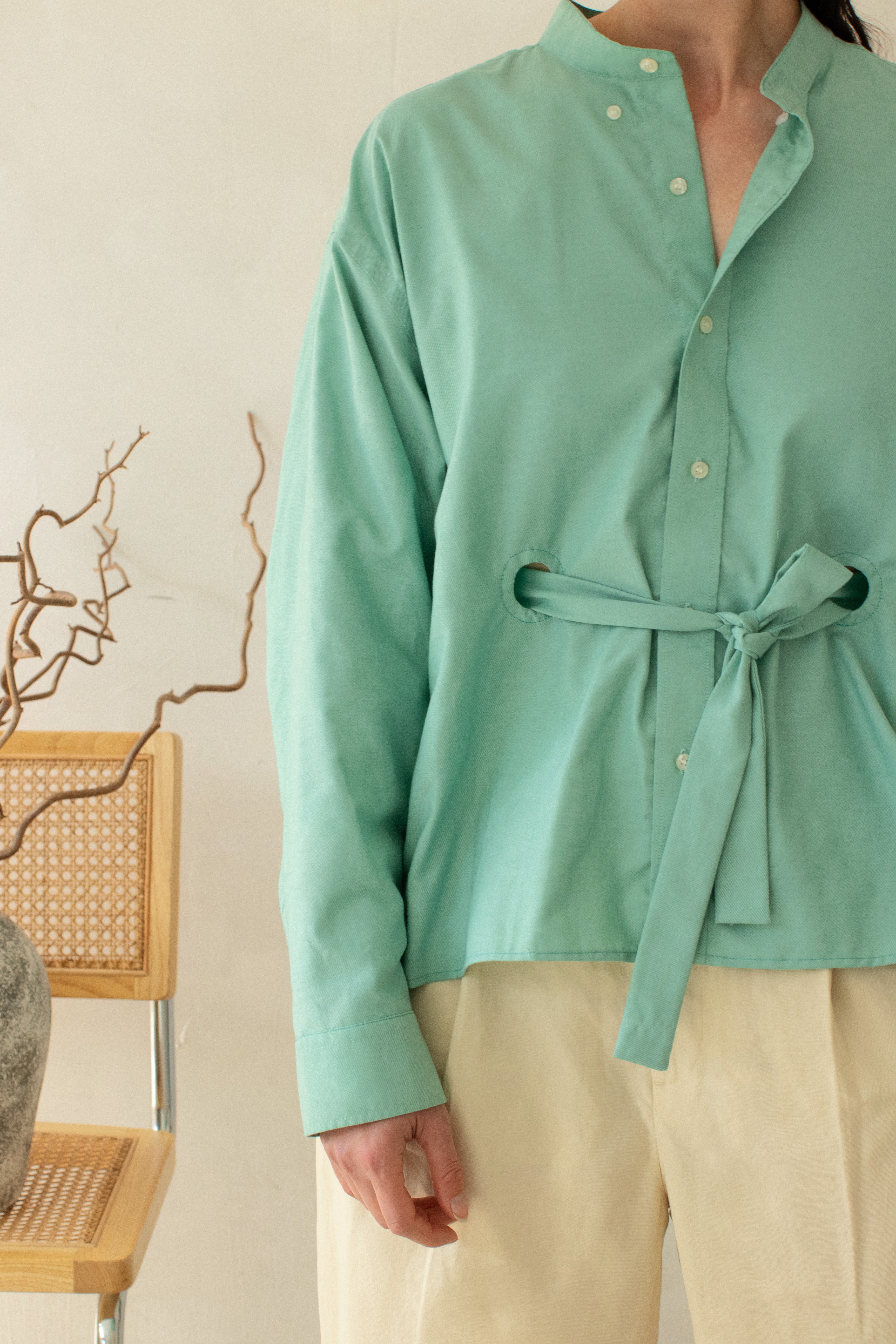 REmade Belted Circle Shirt