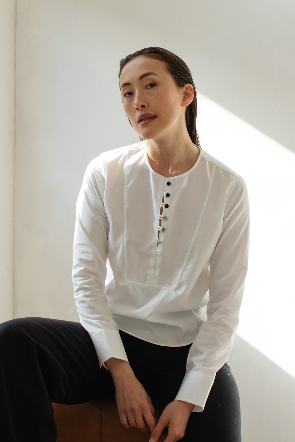 Ombre Tuxedo Shirt