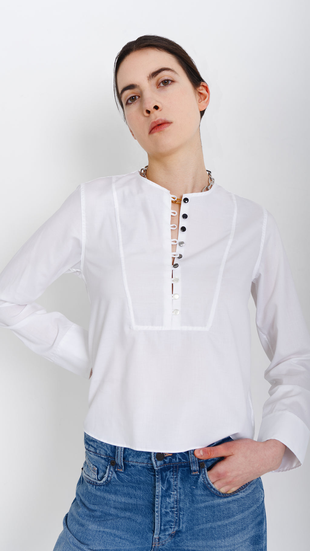 Ombre Tuxedo Shirt