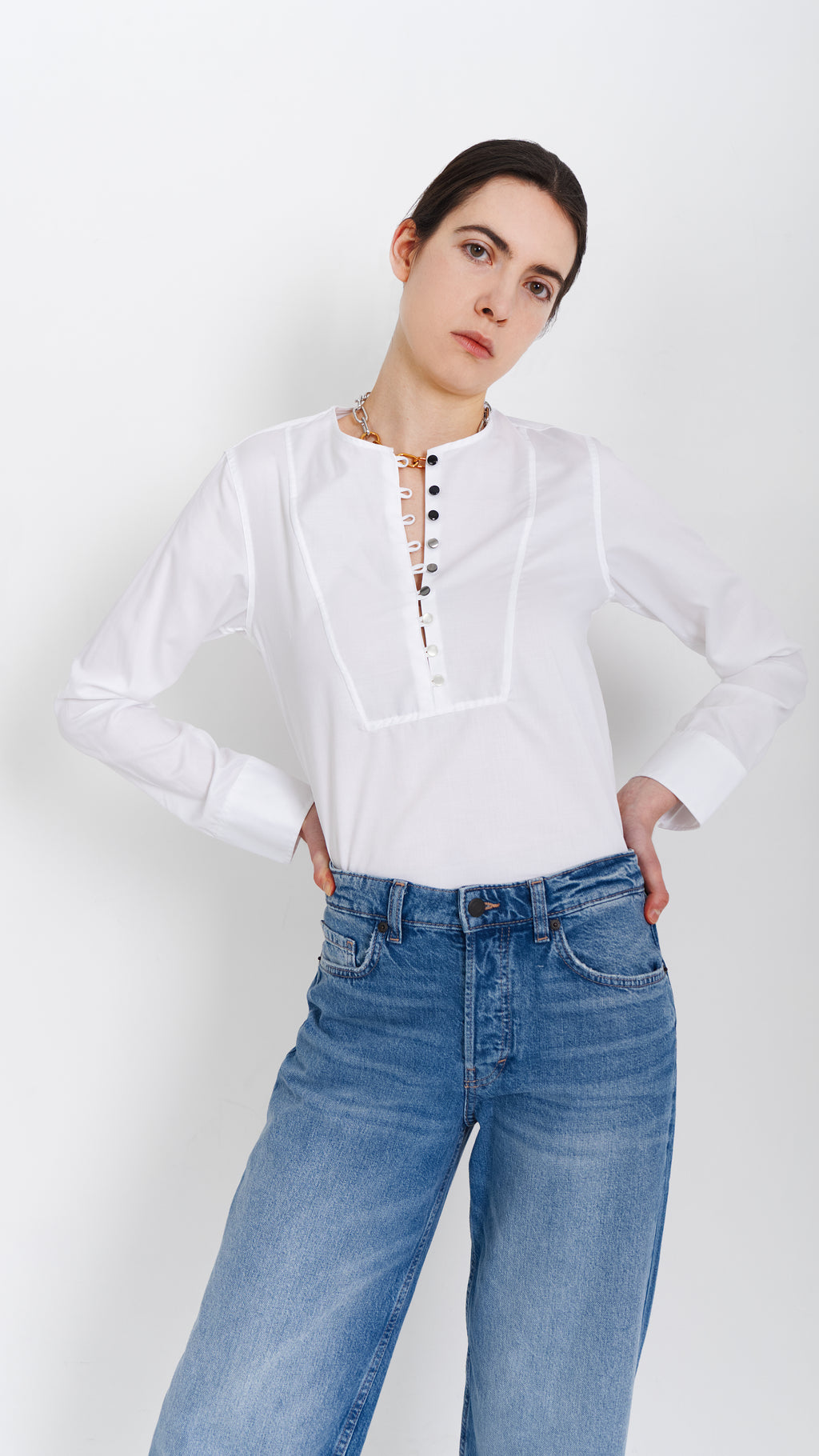 Ombre Tuxedo Shirt