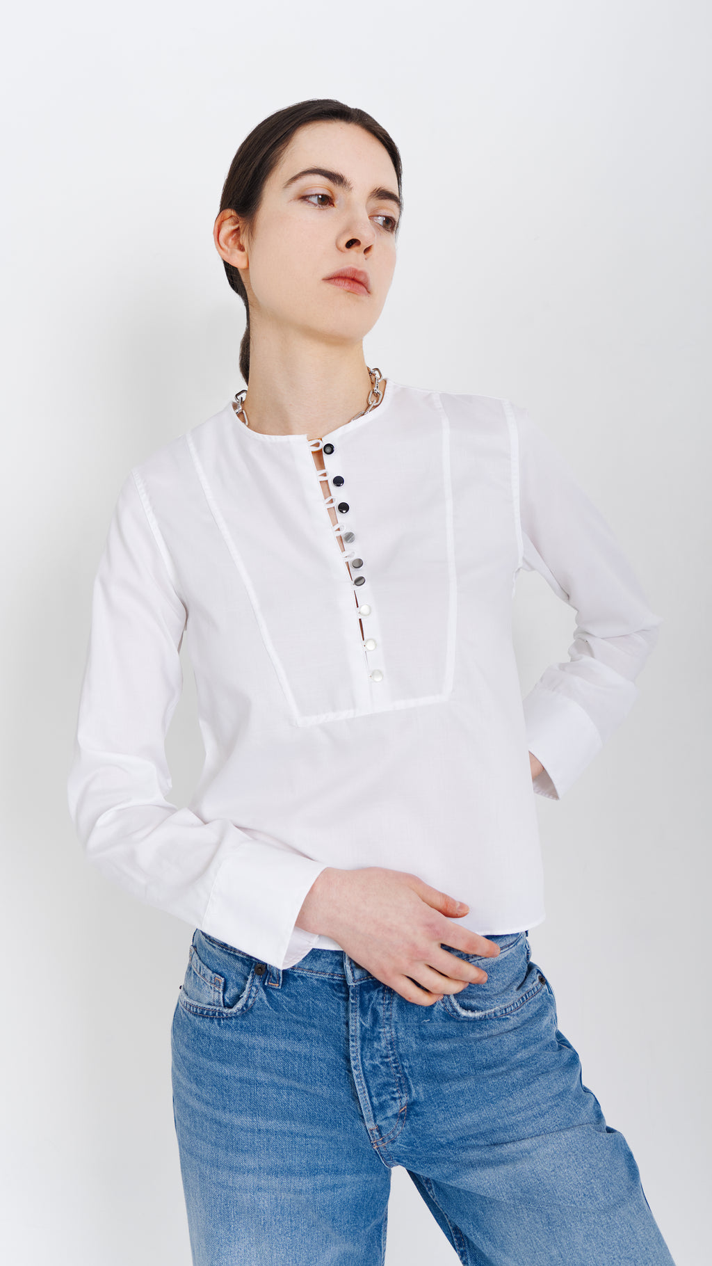 Ombre Tuxedo Shirt
