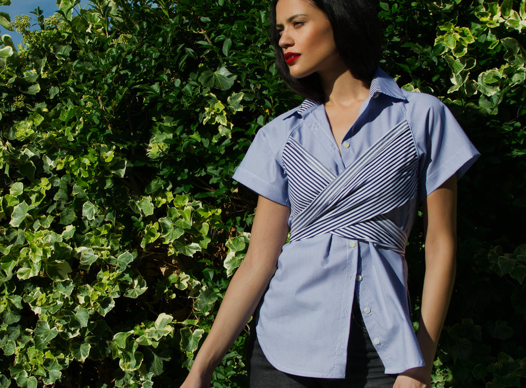 Criss Cross Shirt Stripe