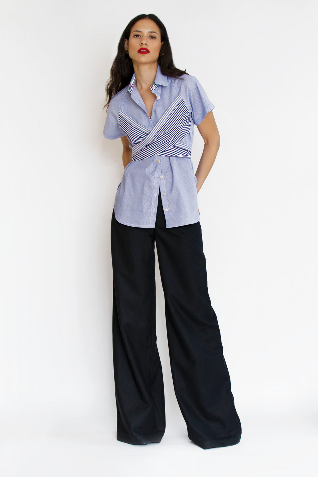 Criss Cross Shirt Stripe