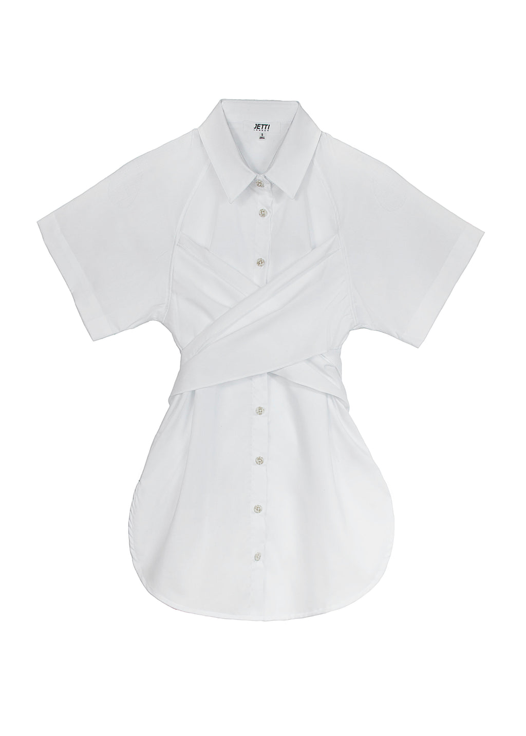 Criss Cross Shirt White